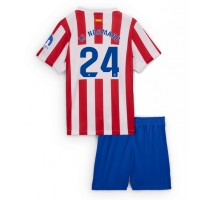 Atletico Madrid Robin Le Normand #24 Koszulka Podstawowa dzieci 2025-26 Krótki Rękaw (+ krótkie spodenki)